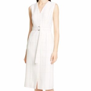 NWT Check Faux Wrap Dress - size 8